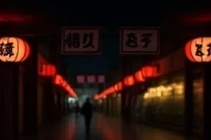静默的季风：季风穿过空荡走廊吹起窗帘的画面